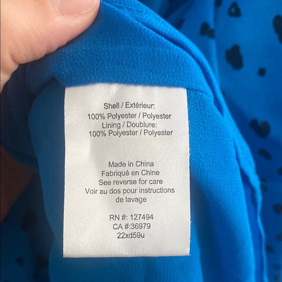 Blue Patterned Dress - Picture 8 of 13